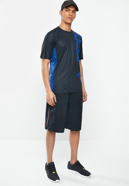 adidas Originals - Trail tee - black & blue 