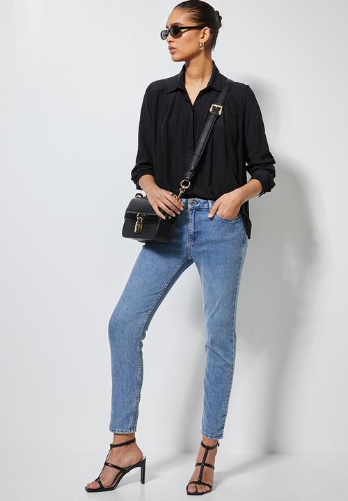 Superbalist - Pleat front shirt - black