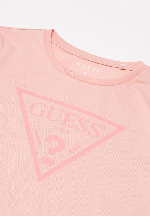 GUESS - 3 quater Khloe core tri dress - pink