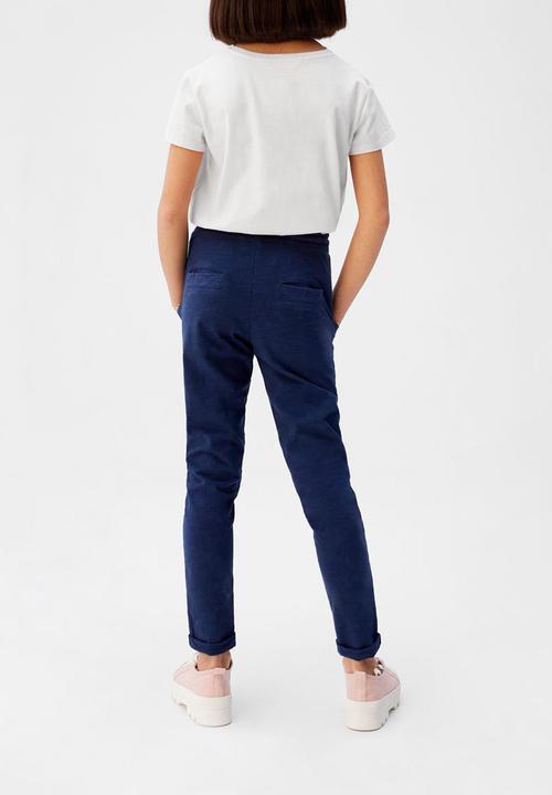 MANGO - Trousers sluby - blue 