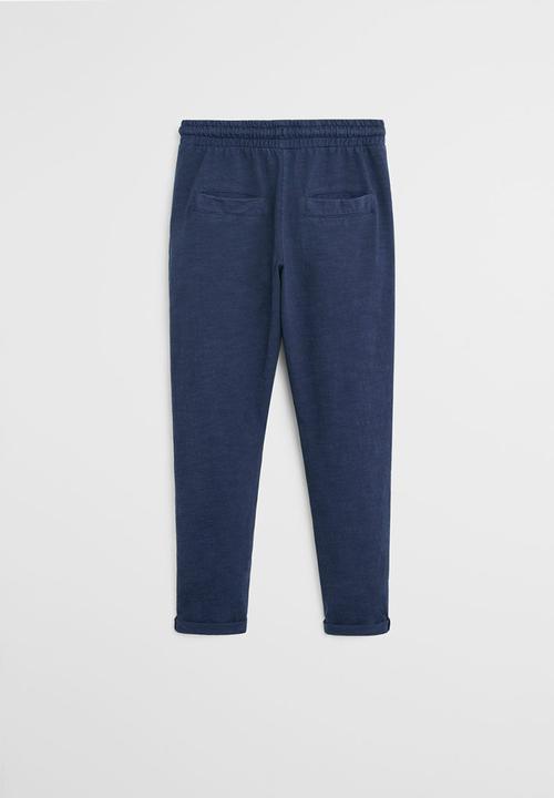 MANGO - Trousers sluby - blue 