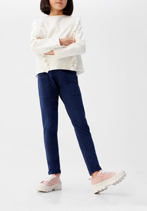 MANGO - Trousers sluby - blue 