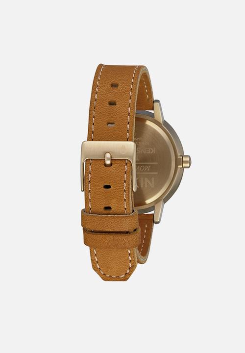 Nixon - Kensington leather - light gold