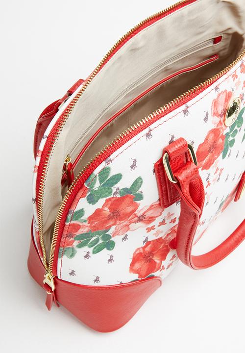 POLO - Freedom floral dome - red