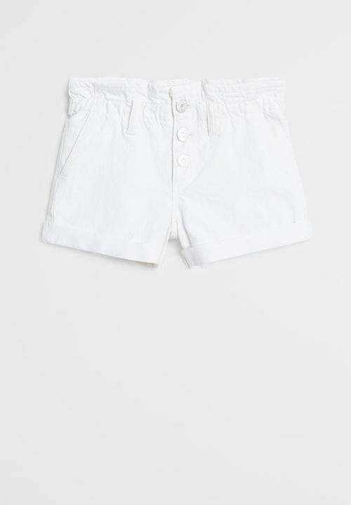 MANGO - Shorts gala - white