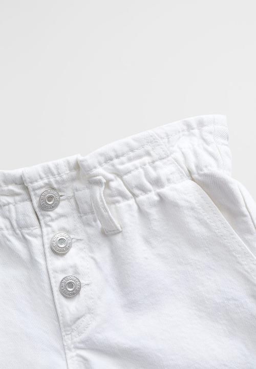 MANGO - Shorts gala - white