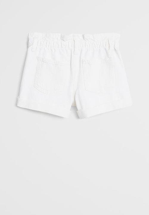 MANGO - Shorts gala - white