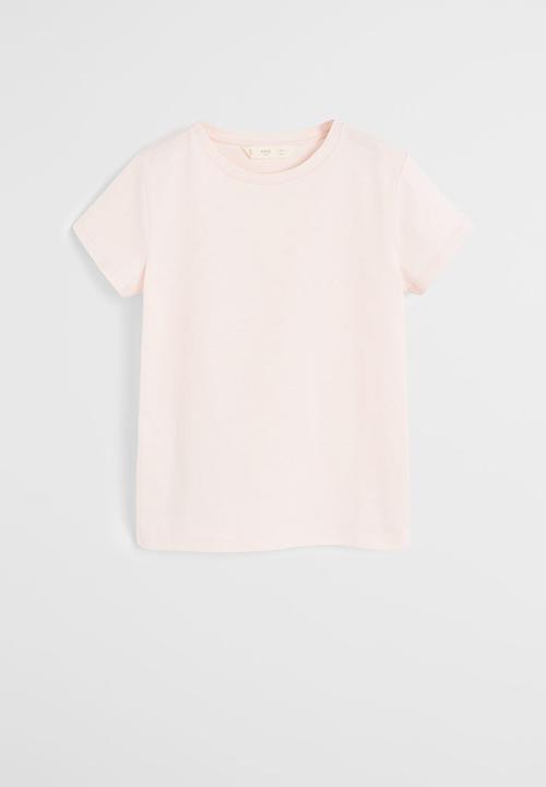 MANGO - T-shirt basicag - pink 