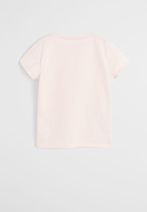 MANGO - T-shirt basicag - pink 