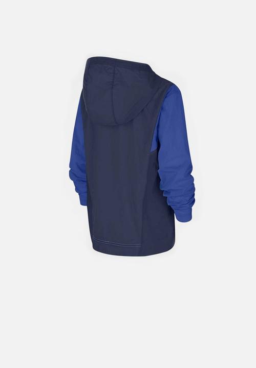 Nike - B nsw woven jacket  - midnight navy/game royal/white