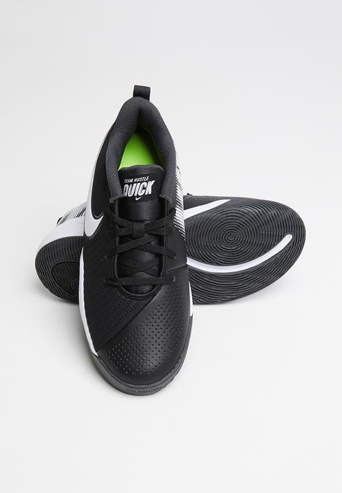Nike - Nike team hustle quick 2 - black/white-anthracite-volt