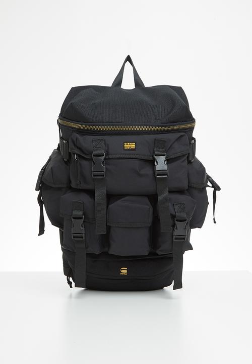 G-STAR - Estan detachable pocket backpack - black