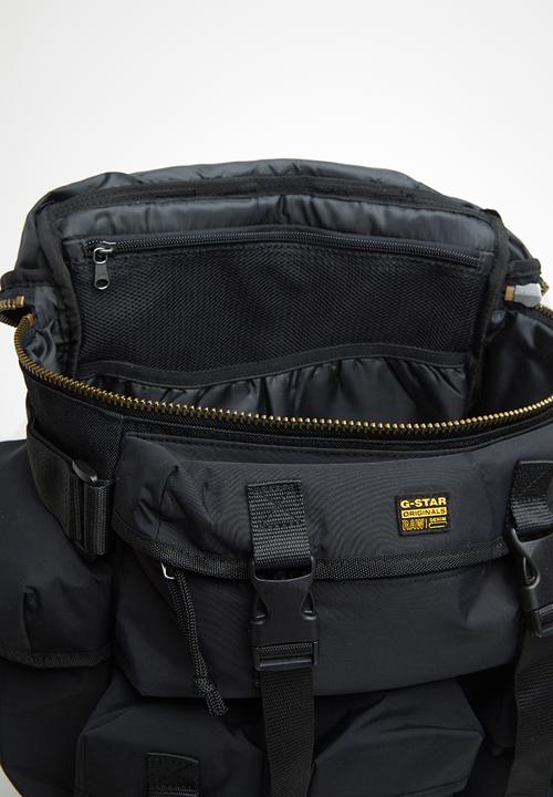 G-STAR - Estan detachable pocket backpack - black