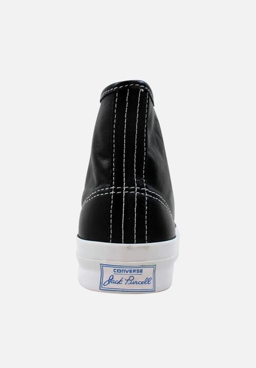 Converse - Jack Purcell signature premium leather hi m  - black