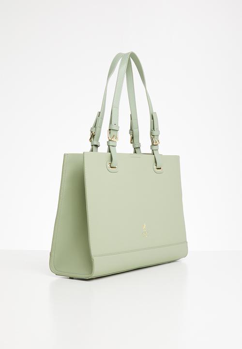 POLO - Synthetic e/w tote bag - green