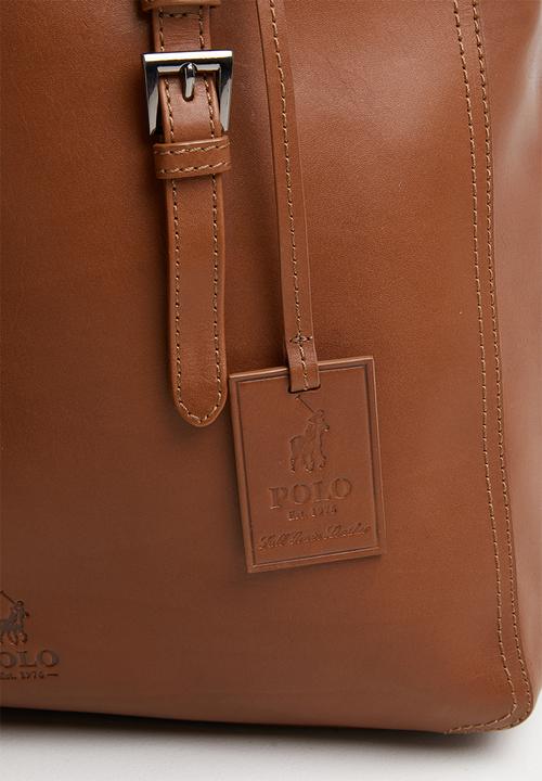 POLO - Vega leather tote - brown