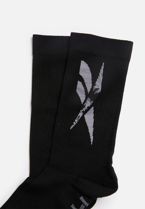 Reebok - Classic all over print socks - black