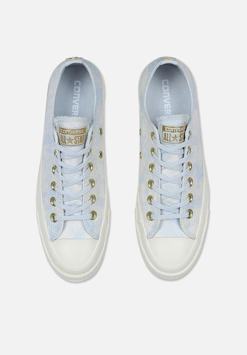 Converse - Chuck Taylor All Star gold camo lo  - pure platinum/egret