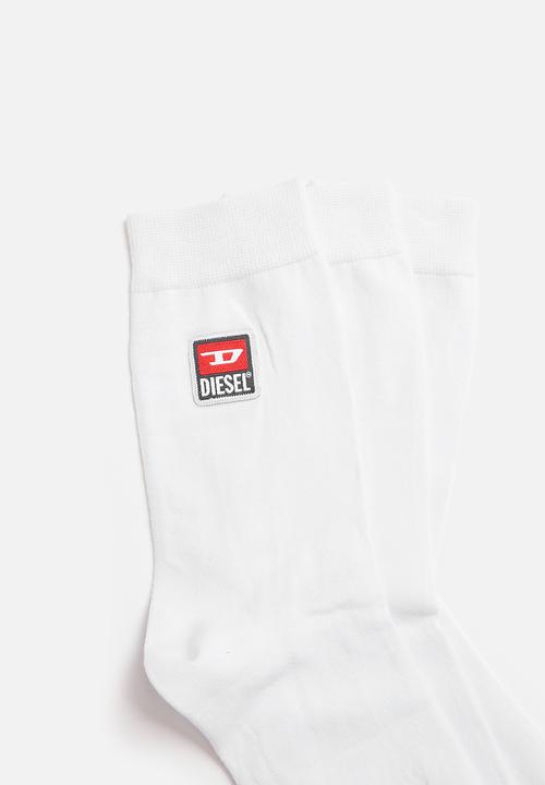 Diesel  - Ray 3 pack socks - white