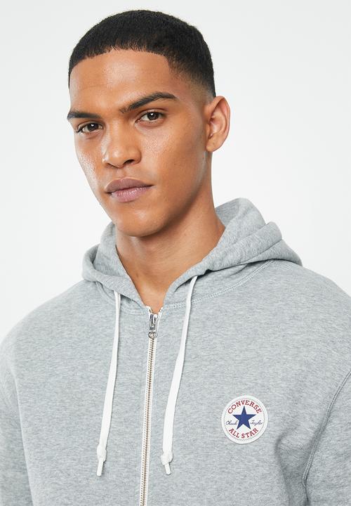 Converse - Core full zip hoodie - grey