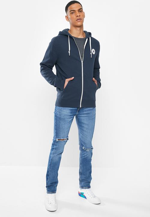 Converse - Core full zip hoodie - navy