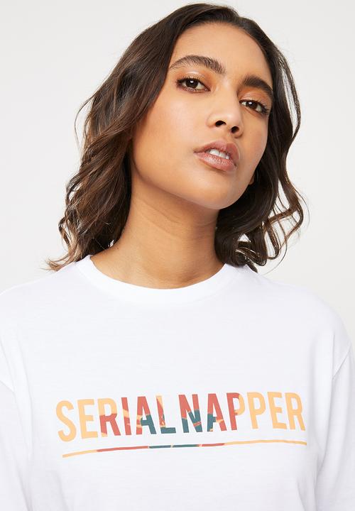 Superbalist - Sleep long sleeve top & pants set - milk & modern print