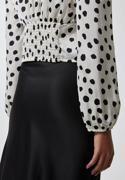 Superbalist - V-neck button down blouse - white