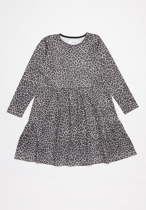 Superbalist Kids - Animal print dress - grey animal