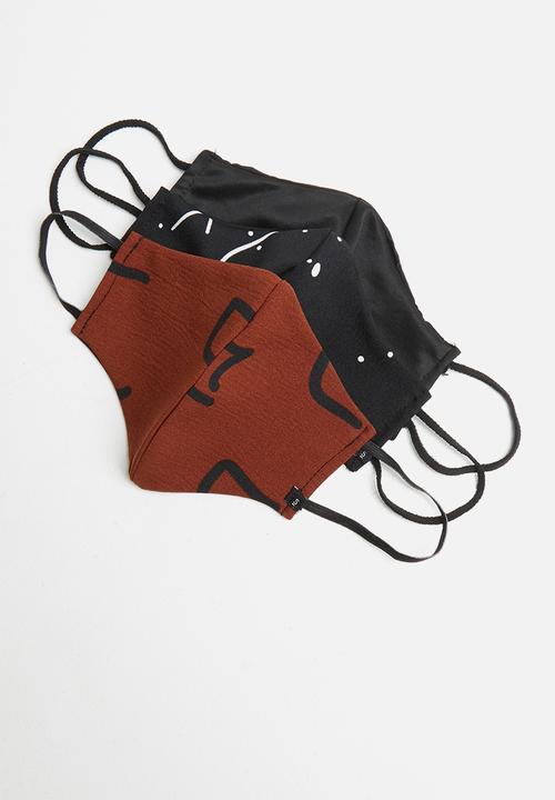 Superbalist - 3 Pack face masks - multi