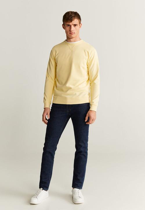 MANGO - Roma sweatshirt - yellow