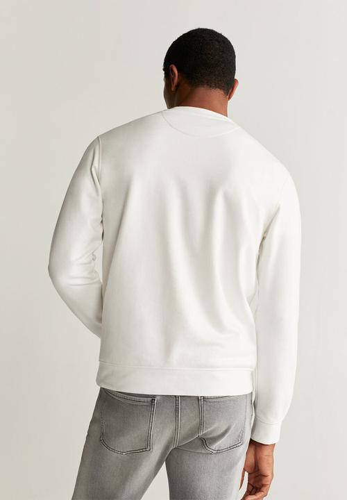 MANGO - Roma sweatshirt - white