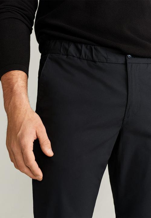 MANGO - Roma trousers - navy