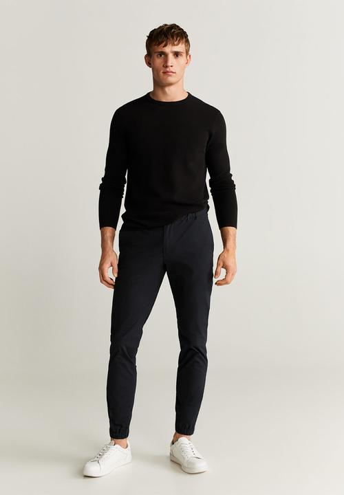 MANGO - Roma trousers - navy