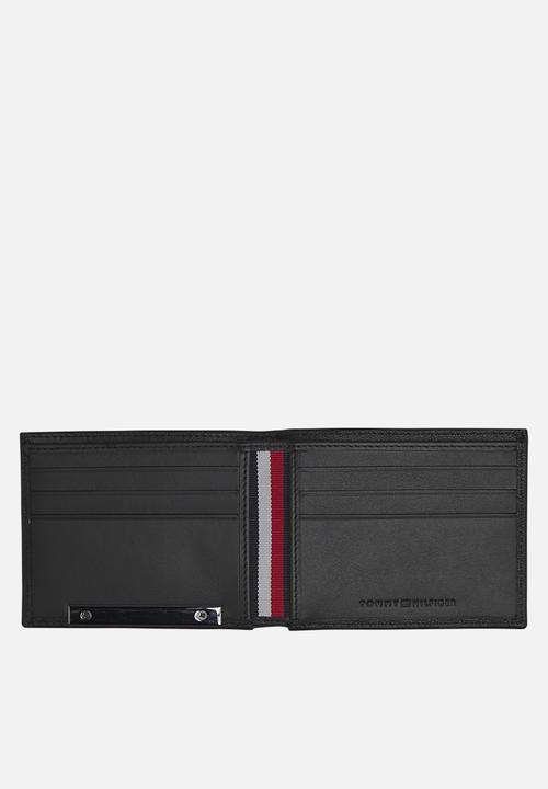Tommy Hilfiger - Corp plaque mini wallet - black