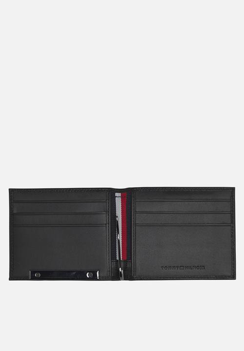Tommy Hilfiger - Corp plaque mini wallet - black
