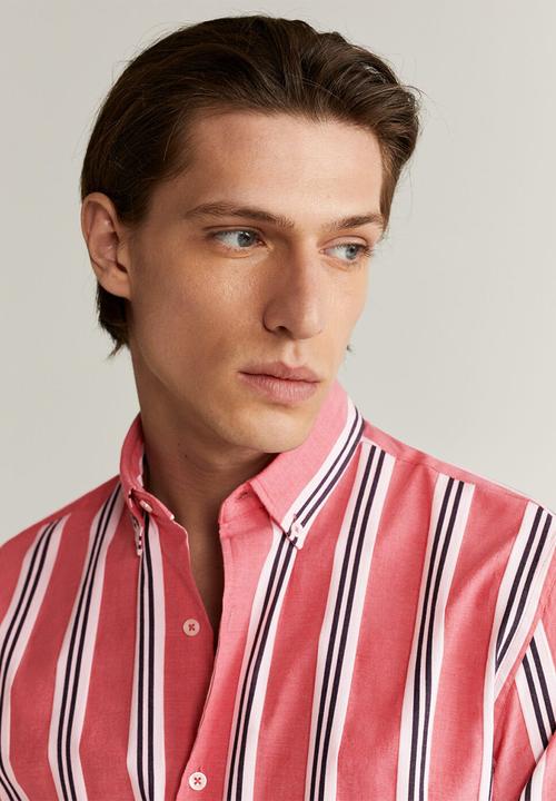 MANGO - Sitges shirt - red