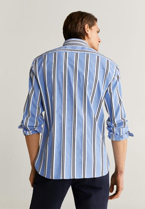 MANGO - Sitges shirt - blue