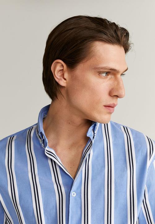 MANGO - Sitges shirt - blue