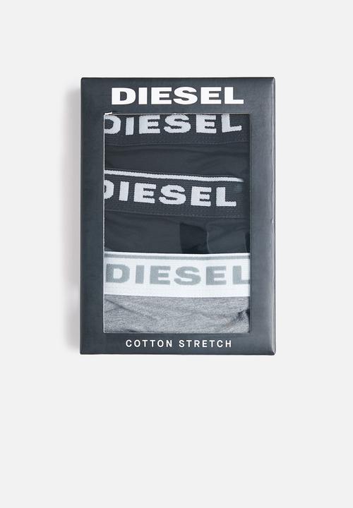 Diesel  - Ufpn-oxy 3 pack g-string - black & grey