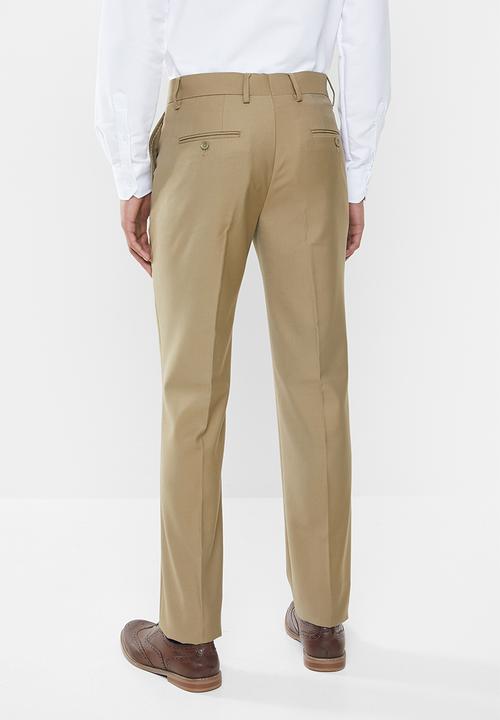 POLO - Classic custom fit formal trouser - khaki