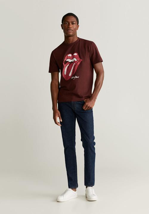 MANGO - Rolling T-shirt - red