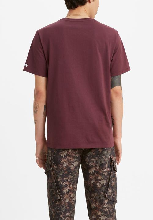 Levi’s® - Planet party sassafras graphic crewneck tee - burg