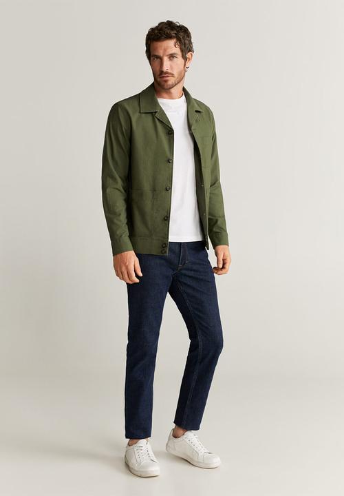 MANGO - Stanley jacket - green 