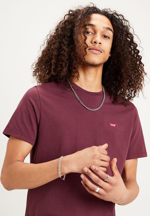 Levi’s® - Short sleeve original hm tee - burgundy