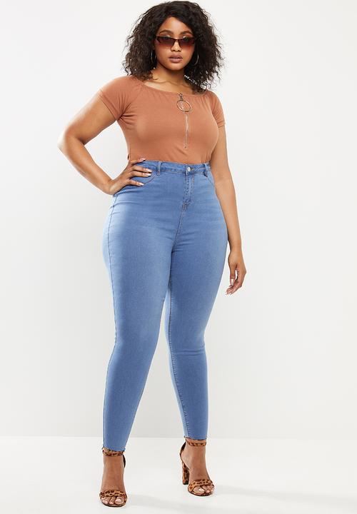 Missguided - Plus supersoft lawless - light blue