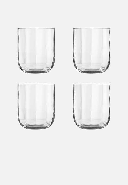 Luigi Bormioli - Jazz rocks tumbler set of 4