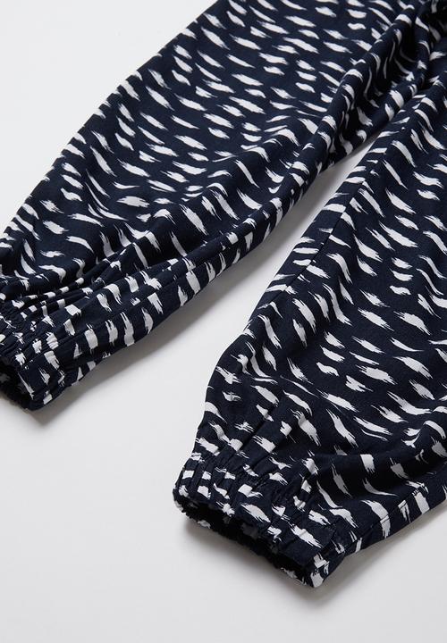 Superbalist Kids - Woven joggers - white & navy 