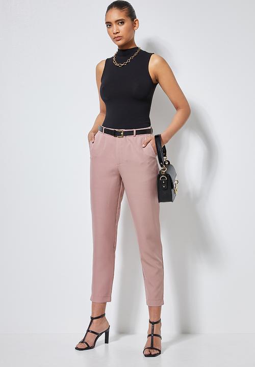 Superbalist - Formal trousers - dusty pink