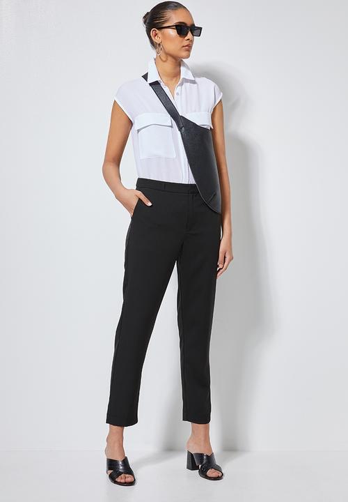 Superbalist - Formal trousers - black
