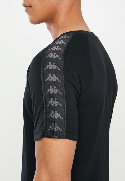 KAPPA - 222 Banda coen slim tee - black 